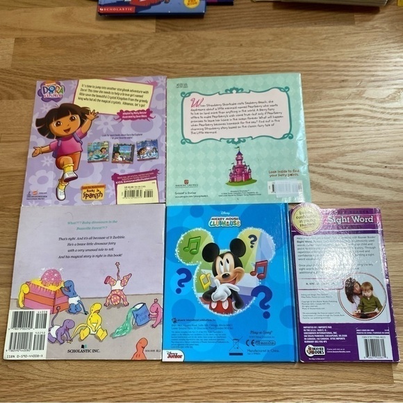 Children Book Bundle Disney Mickey Mouse Dora the Explorer Strawberry Shortcake - Picture 3 of 3